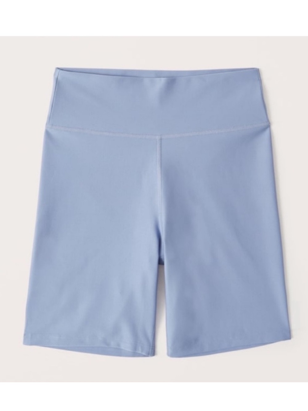 Abercrombie & Fitch Sky Blue High-Rise Bike Shorts